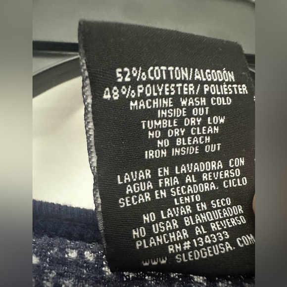 Sledge USA Vintage Rhinestone Embellished Waffle Knit Top Size XL Y2K - Picture 5 of 5